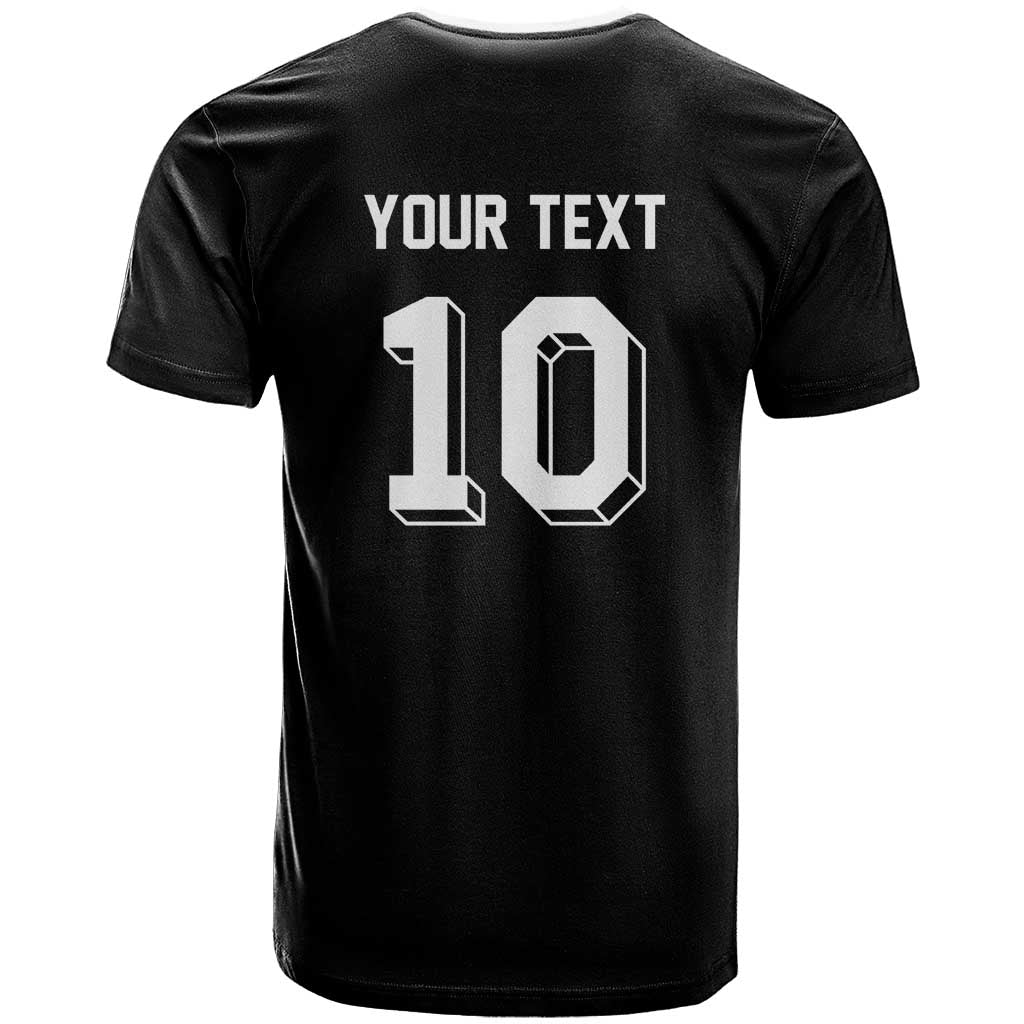 Custom Aotearoa Rugby T Shirt Fern Blacks-Traditional Maori Motifs Design