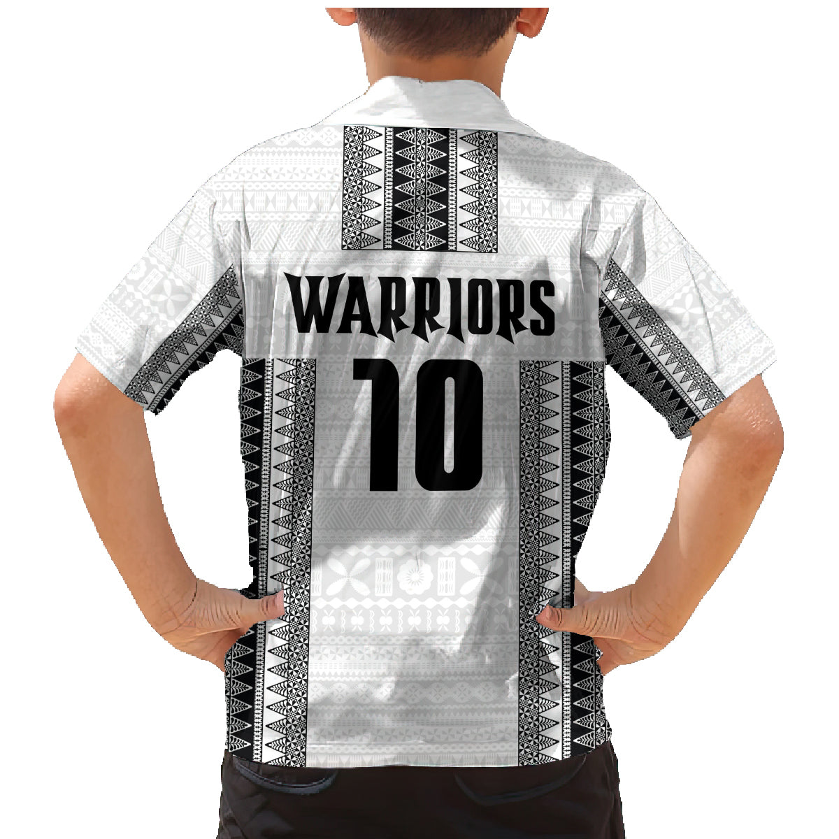 Fiji Rugby Warriors Family Matching Mermaid Dress and Hawaiian Shirt Masi Tribal Pattern Go Champion 2024 LT03 - Polynesian Pride