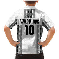 Fiji Rugby Warriors Family Matching Mermaid Dress and Hawaiian Shirt Masi Tribal Pattern Go Champion 2024 LT03 - Polynesian Pride