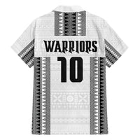 Fiji Rugby Warriors Family Matching Off Shoulder Maxi Dress and Hawaiian Shirt Masi Tribal Pattern Go Champion 2024 LT03 - Polynesian Pride