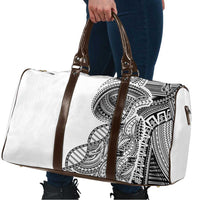 Samoan DNA Art Tattoo Travel Bag Polynesian Pattern White Color LT03 - Polynesian Pride