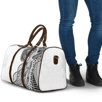 Samoan DNA Art Tattoo Travel Bag Polynesian Pattern White Color LT03 - Polynesian Pride