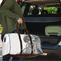 Samoan DNA Art Tattoo Travel Bag Polynesian Pattern White Color LT03 - Polynesian Pride