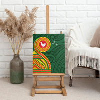 Manu'a Cession Day Canvas Wall Art Polynesian Pattern
