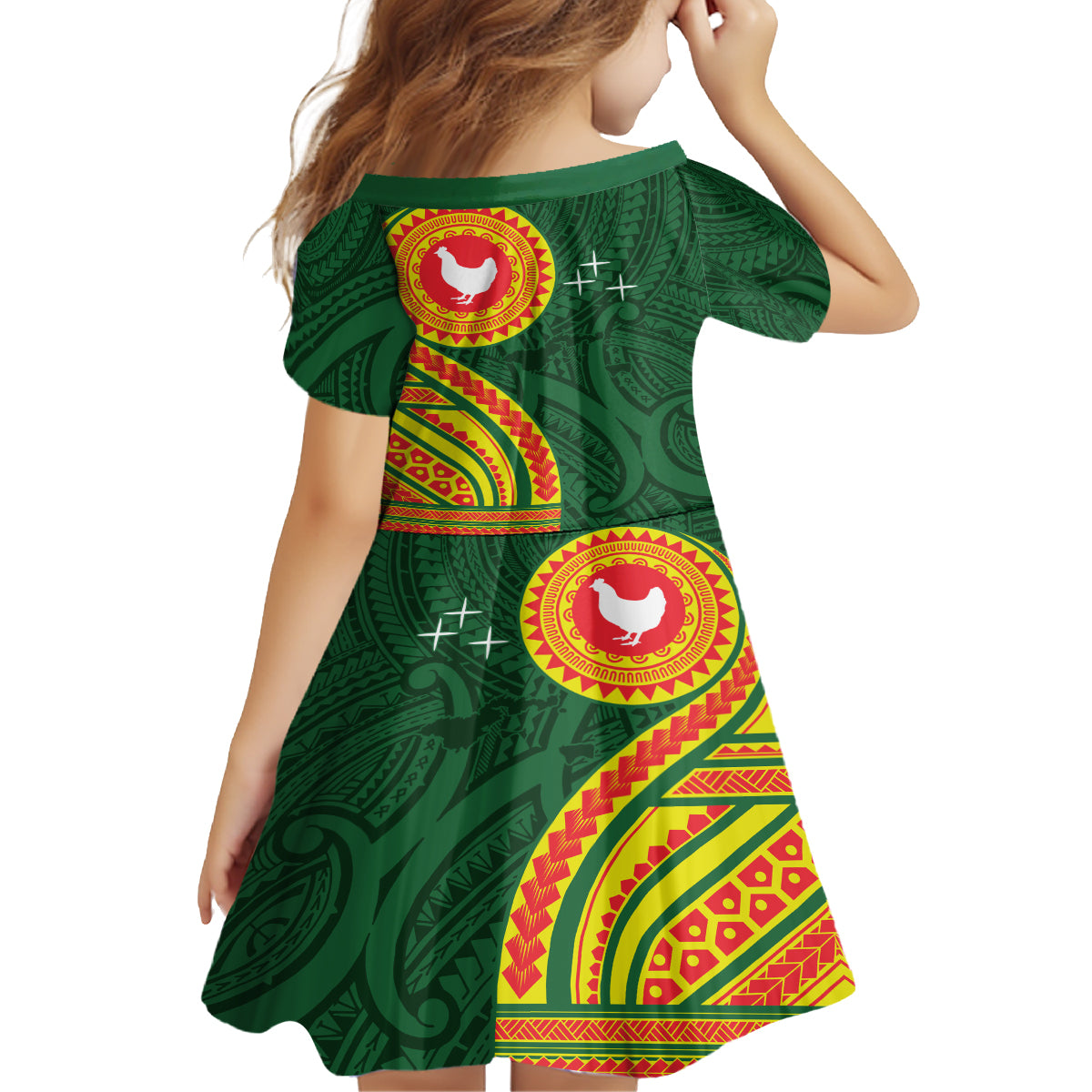 Manu'a Cession Day Family Matching Long Sleeve Bodycon Dress and Hawaiian Shirt Polynesian Pattern LT03 - Polynesian Pride