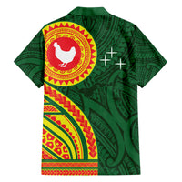 Manu'a Cession Day Family Matching Off The Shoulder Long Sleeve Dress and Hawaiian Shirt Polynesian Pattern LT03 - Polynesian Pride
