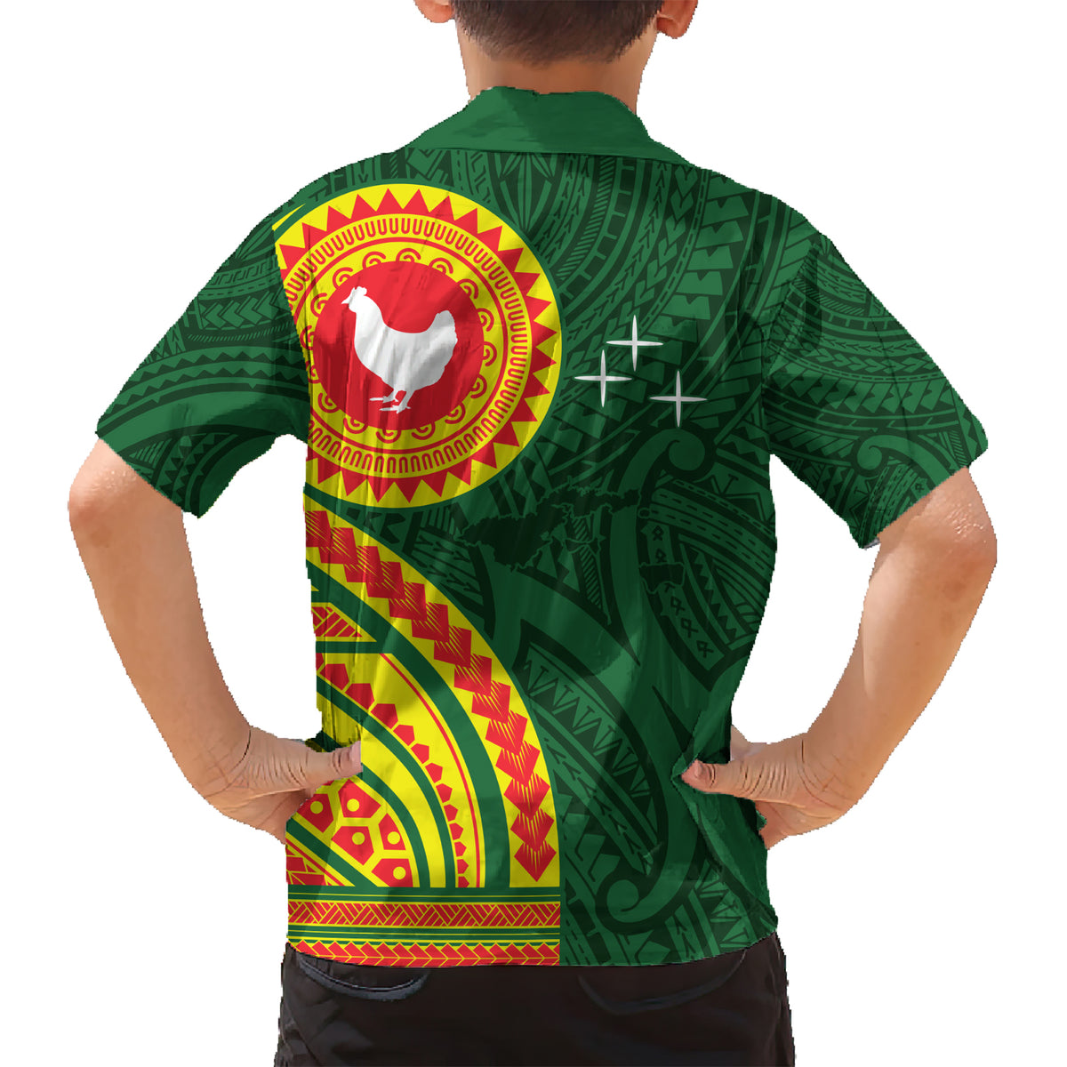 Manu'a Cession Day Family Matching Short Sleeve Bodycon Dress and Hawaiian Shirt Polynesian Pattern LT03 - Polynesian Pride