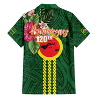 Manu'a Cession Day 120th Anniversary Family Matching Long Sleeve Bodycon Dress and Hawaiian Shirt Polynesian Pattern and Hibiscus Flower LT03 - Polynesian Pride