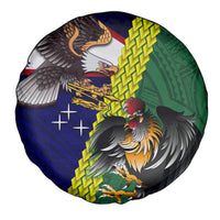 Manu'a Island and American Samoa Spare Tire Cover Rooster and Eagle Mascot LT03 - Polynesian Pride