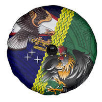 Manu'a Island and American Samoa Spare Tire Cover Rooster and Eagle Mascot LT03 - Polynesian Pride