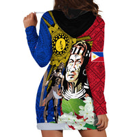 Philippines Lapu-Lapu Hoodie Dress Filipino Sun Tattoo With Yakan Pattern