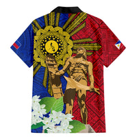 Philippines Lapu Lapu King Jasmine Flowers Family Matching Mermaid Dress and Hawaiian Shirt Filipino Sun Tattoo LT03 - Polynesian Pride