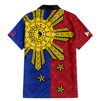 Philippines Sun Batok Tattoo Family Matching Mermaid Dress and Hawaiian Shirt Polynesian and Yakan Pattern LT03 - Polynesian Pride