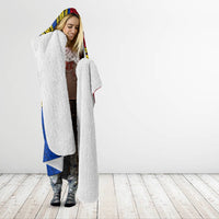 Philippines Sun Batok Tattoo Hooded Blanket Polynesian and Yakan Pattern