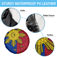 Philippines Sun Batok Tattoo Spare Tire Cover Polynesian and Yakan Pattern LT03 - Polynesian Pride