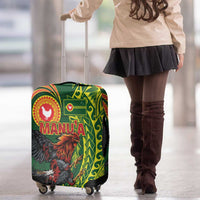 Proud of Manu'a Islands Luggage Cover Rooster and Polynesian Art Wing Style LT03 - Polynesian Pride