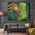 Proud of Manu'a Islands Tapestry Rooster and Polynesian Art Wing Style