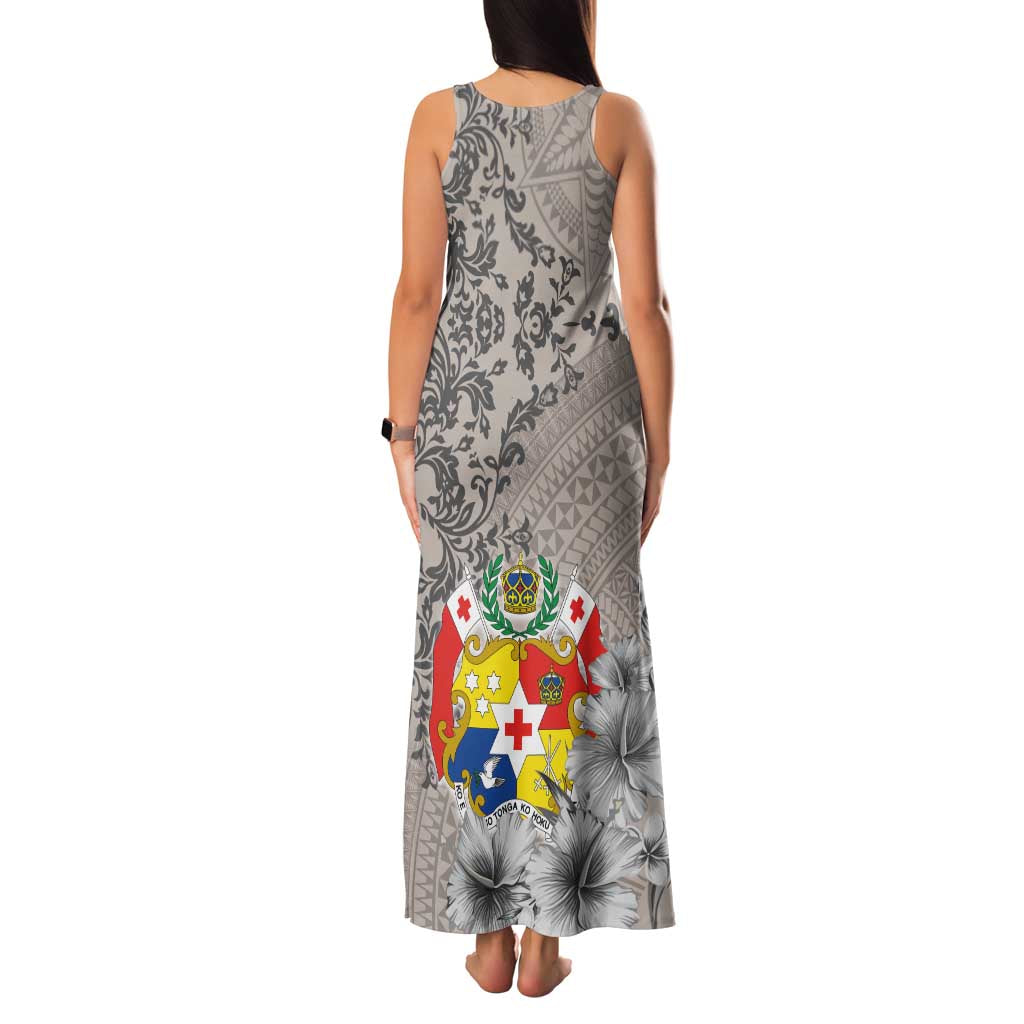 Tonga Culture Family Matching Tank Maxi Dress and Hawaiian Shirt Ngatu Pattern and Blooming Hibiscus LT03 - Polynesian Pride