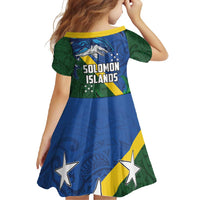 Solomon Islands Polynesian Tribal Shark and Crocodile Family Matching Off Shoulder Maxi Dress and Hawaiian Shirt LT03 - Polynesian Pride