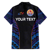 Personalised Tahiti Triathlon Polynesian Pattern Family Matching Off The Shoulder Long Sleeve Dress and Hawaiian Shirt LT03 - Polynesian Pride