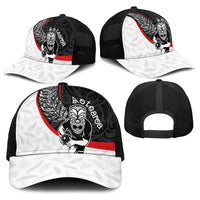 Aotearoa Lawn Bowls Baseball Net Cap Maori Warrior and Silver Fern Sporty Style LT03 - Polynesian Pride