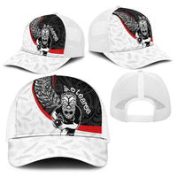 Aotearoa Lawn Bowls Baseball Net Cap Maori Warrior and Silver Fern Sporty Style LT03 - Polynesian Pride