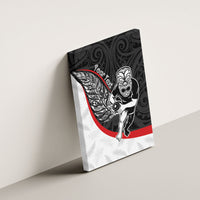 Personalised Aotearoa Lawn Bowls Canvas Wall Art Maori Warrior and Silver Fern Sporty Style LT03 - Polynesian Pride