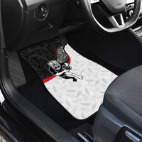 Aotearoa Lawn Bowls Car Mats Maori Warrior and Silver Fern Sporty Style LT03 - Polynesian Pride