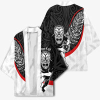 Personalised Aotearoa Lawn Bowls Kimono Maori Warrior and Silver Fern Sporty Style LT03 - Polynesian Pride