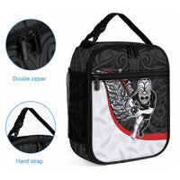 Personalised Aotearoa Lawn Bowls Lunch Bag Maori Warrior and Silver Fern Sporty Style LT03 - Polynesian Pride