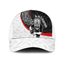 Aotearoa Lawn Bowls Mesh Trucker Cap Maori Warrior and Silver Fern Sporty Style LT03 One Size White Black - Polynesian Pride