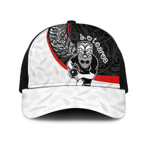 Aotearoa Lawn Bowls Mesh Trucker Cap Maori Warrior and Silver Fern Sporty Style LT03 One Size Black Black - Polynesian Pride