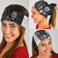 Personalised Aotearoa Lawn Bowls Neck Gaiter Maori Warrior and Silver Fern Sporty Style LT03 - Polynesian Pride