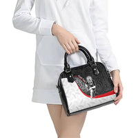 Personalised Aotearoa Lawn Bowls Shoulder Handbag Maori Warrior and Silver Fern Sporty Style LT03 - Polynesian Pride