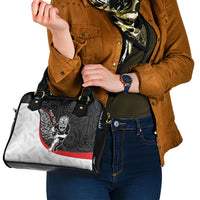 Personalised Aotearoa Lawn Bowls Shoulder Handbag Maori Warrior and Silver Fern Sporty Style LT03 - Polynesian Pride