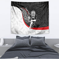 Personalised Aotearoa Lawn Bowls Tapestry Maori Warrior and Silver Fern Sporty Style LT03 - Polynesian Pride