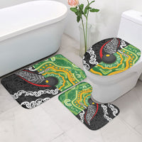Personalised Aotearoa and Australia Lawn Bowls Bathroom Set Maori Fern and Aboriginal Pattern LT03 - Polynesian Pride