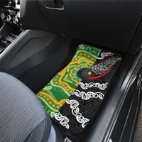 Aotearoa and Australia Lawn Bowls Car Mats Maori Fern and Aboriginal Pattern LT03 - Polynesian Pride