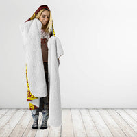Tonga High School Hooded Blanket Traditional Ngatu and Polynesian Pattern LT03 - Polynesian Pride