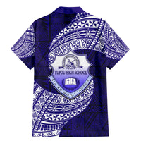 Tonga Tupou High School Family Matching Mermaid Dress and Hawaiian Shirt Traditional Ngatu and Polynesian Pattern LT03 - Polynesian Pride