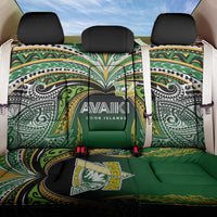Cook Islands Rugby League Back Car Seat Cover Avaiki Tatau Tribal Motifs Black Color LT03 One Size Black - Polynesian Pride