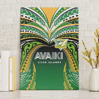 Cook Islands Rugby League Canvas Wall Art Avaiki Tatau Tribal Motifs Black Color LT03 Without Frame Black - Polynesian Pride