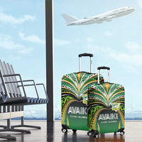 Cook Islands Rugby League Luggage Cover Avaiki Tatau Tribal Motifs Black Color LT03 - Polynesian Pride