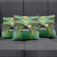 Cook Islands Rugby League Pillow Cover Avaiki Tatau Tribal Motifs Black Color LT03 - Polynesian Pride