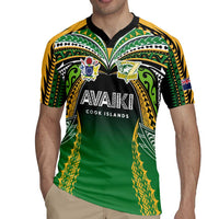 Custom Cook Islands Rugby League Rugby Jersey Avaiki Tatau Tribal Motifs Black Color LT03 - Polynesian Pride