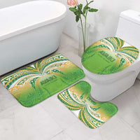 Cook Islands Rugby League Bathroom Set Avaiki Tatau Tribal Motifs White Color LT03 - Polynesian Pride