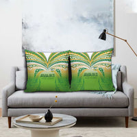 Cook Islands Rugby League Pillow Cover Avaiki Tatau Tribal Motifs White Color LT03 - Polynesian Pride