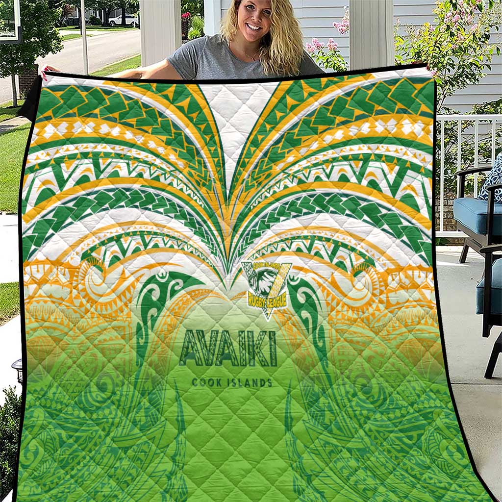 Cook Islands Rugby League Quilt Avaiki Tatau Tribal Motifs White Color LT03 White - Polynesian Pride