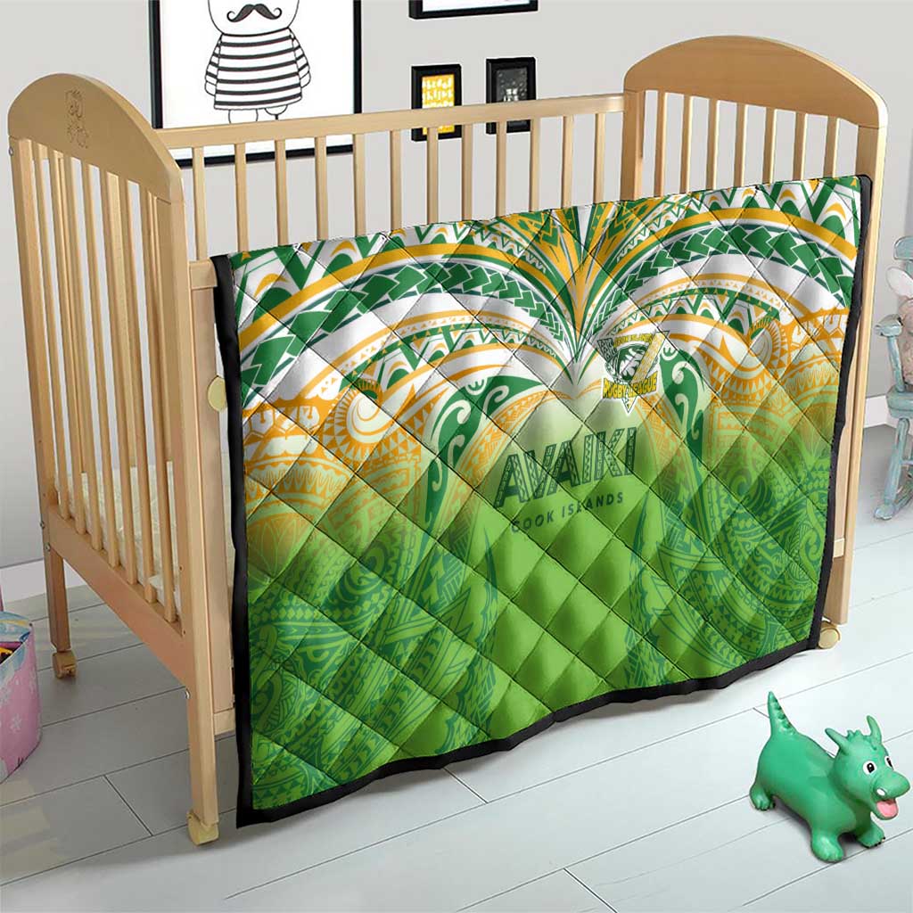 Cook Islands Rugby League Quilt Avaiki Tatau Tribal Motifs White Color LT03 - Polynesian Pride