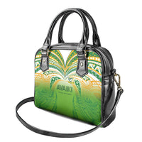 Cook Islands Rugby League Shoulder Handbag Avaiki Tatau Tribal Motifs White Color LT03 - Polynesian Pride
